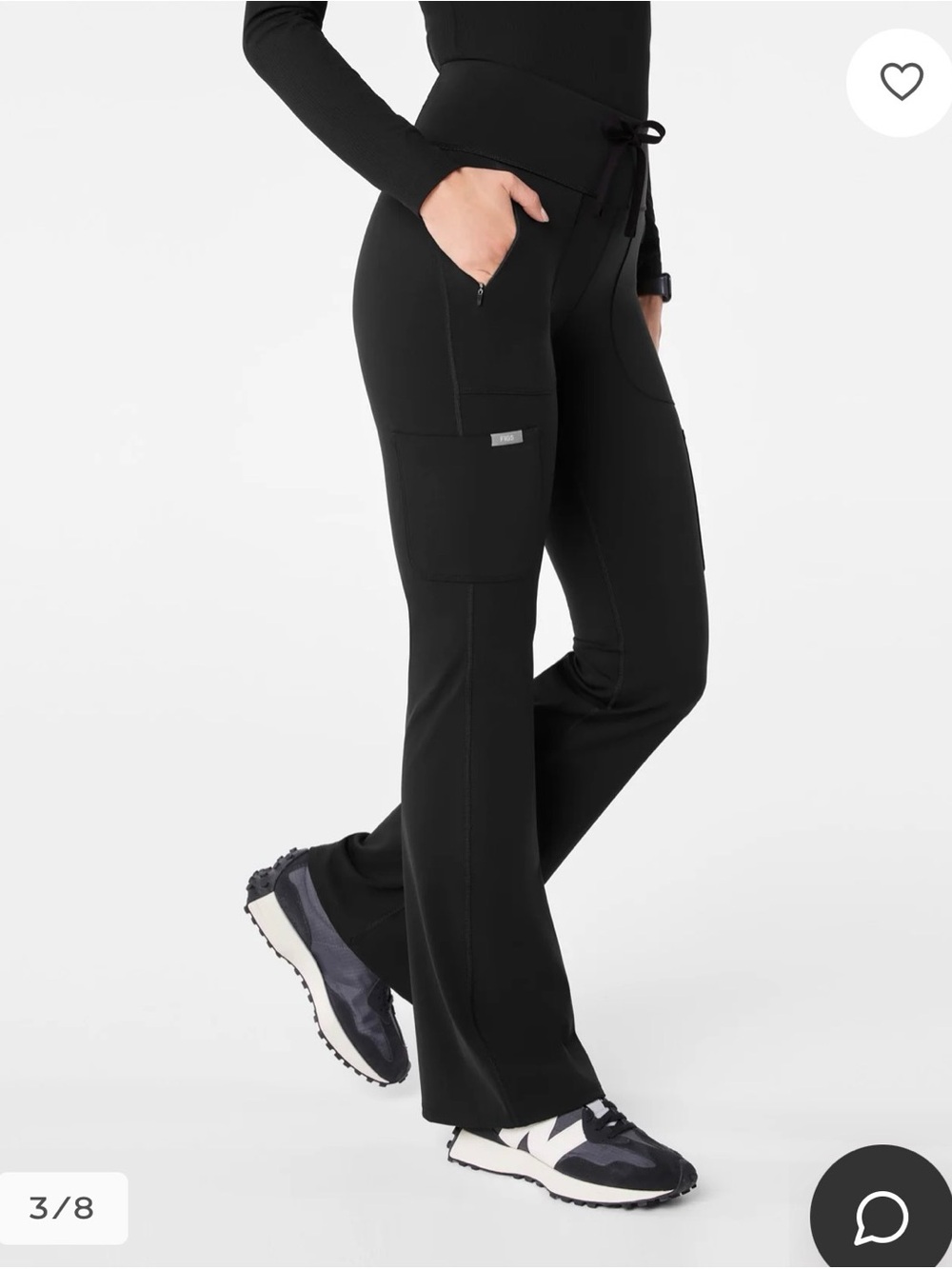 Figs High Rise Flare Scrub Leggings